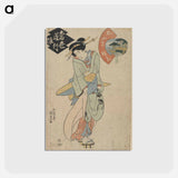 アートポストカード-Ofusa Tokubei
 - 歌川 国貞 Postcard.