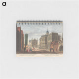 アートメモ帳-A View of Exeter College back gate (a), the Museum (b), the Theatre (c), the Printing House (d), & c. in the University of Oxford
 - イェール大学アートギャラリー Memo.