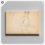 Vapaaherratar Anne Bennetin muotokuvaluonnos - アルバート エーデルフェルト Canvas.