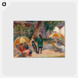 アートポストカード-Beach with Figures, Bellport
 - バーンズ・コレクション Postcard.