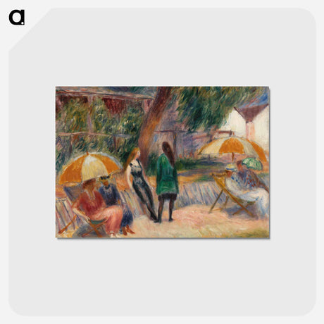 アートポストカード-Beach with Figures, Bellport
 - バーンズ・コレクション Postcard.