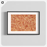 アートポスター-Abstract Brown Pattern
 - 大英図書館 Poster.