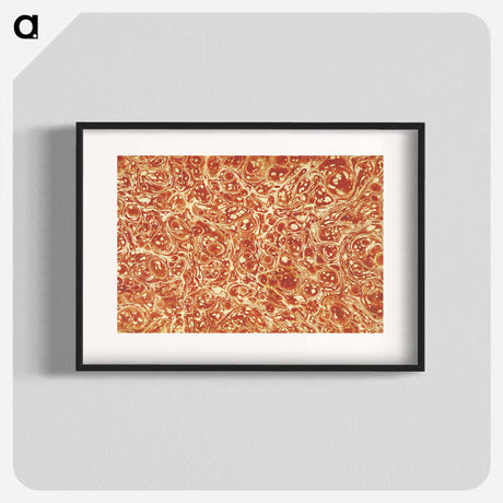 アートポスター-Abstract Brown Pattern
 - 大英図書館 Poster.