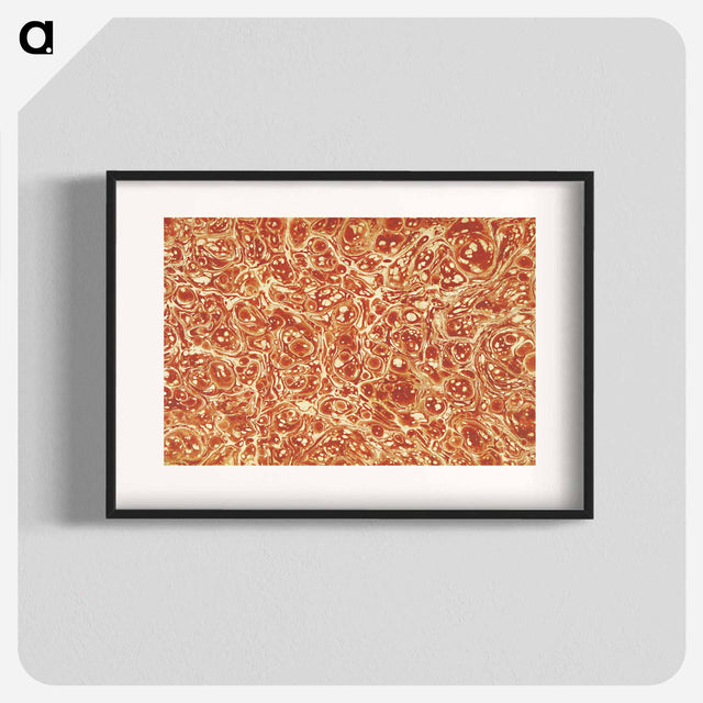 アートポスター-Abstract Brown Pattern
 - 大英図書館 Poster.