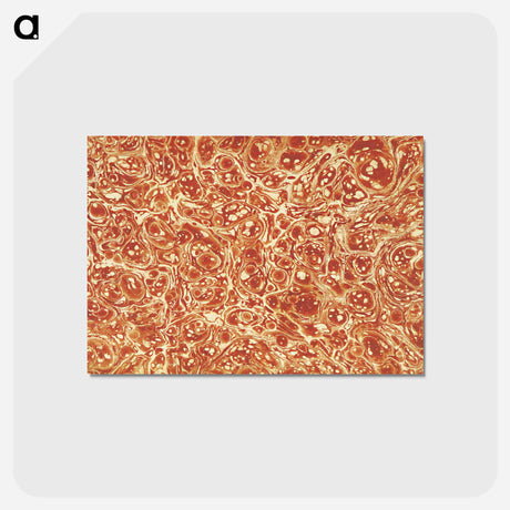 アートポストカード-Abstract Brown Pattern
 - 大英図書館 Postcard.