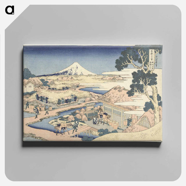 アートパネル-Thirty-six Views of Mount Fuji - 葛飾 北斎 Canvas.