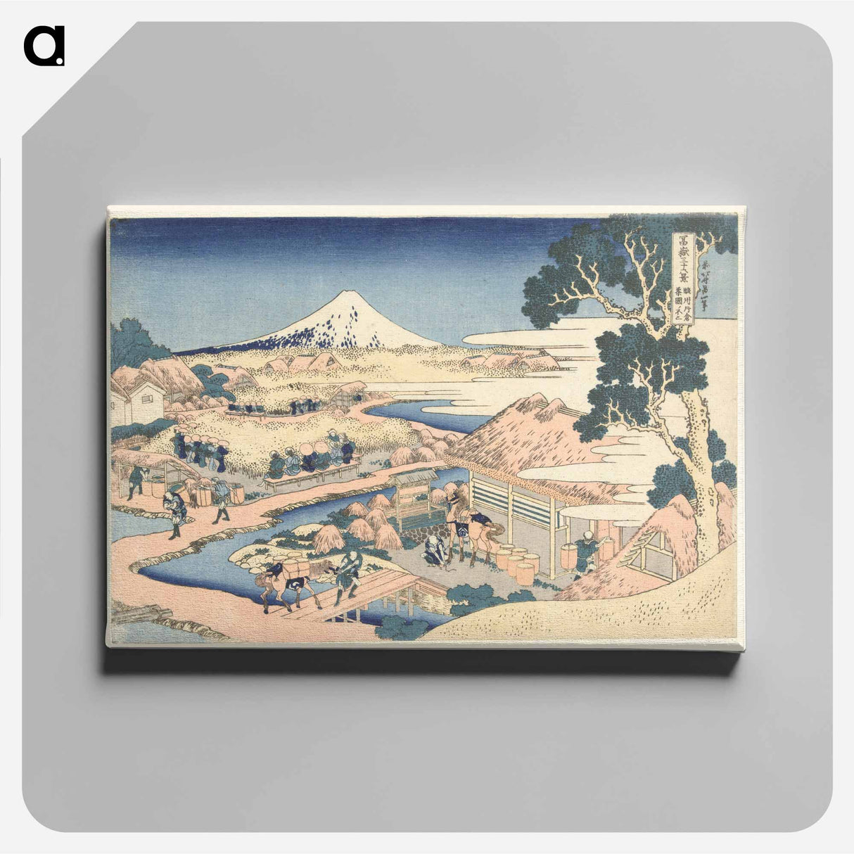Thirty-six Views of Mount Fuji - Katsushika Hokusai Canvas.