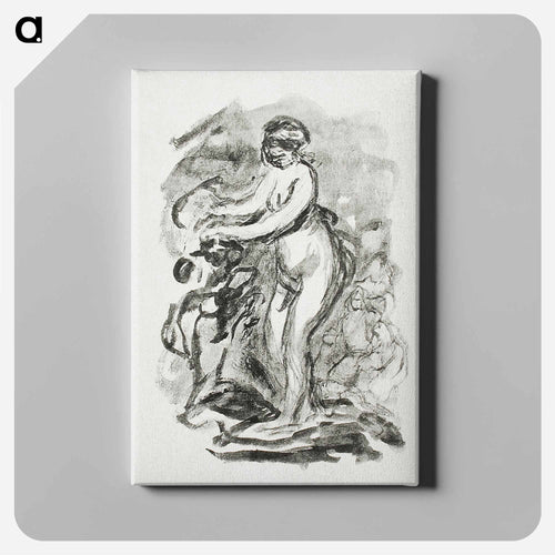 Femme au cep de vigne, premiére variante - Pierre-Auguste Renoir Canvas.