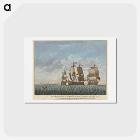 アートポストカード-The taking of the St. Joseph a Spanish Carracca Ship
 - イェール大学アートギャラリー Postcard.