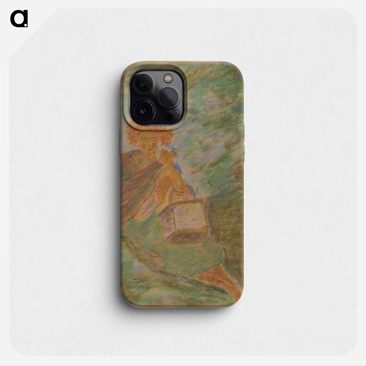 Resting woman with a basket - アーノルド ピーター ワイズ クビンチャン Phone Case.
