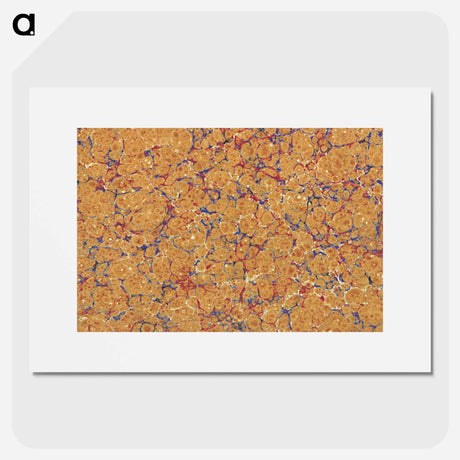 アートポスター-Abstract Granite Pattern
 - 大英図書館 Poster.