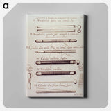 アートパネル-Instrumenta Chirurgica ad extractionem dracunculorum
 - 国立医学図書館 Canvas.