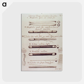 アートポストカード-Instrumenta Chirurgica ad extractionem dracunculorum
 - 国立医学図書館 Postcard.