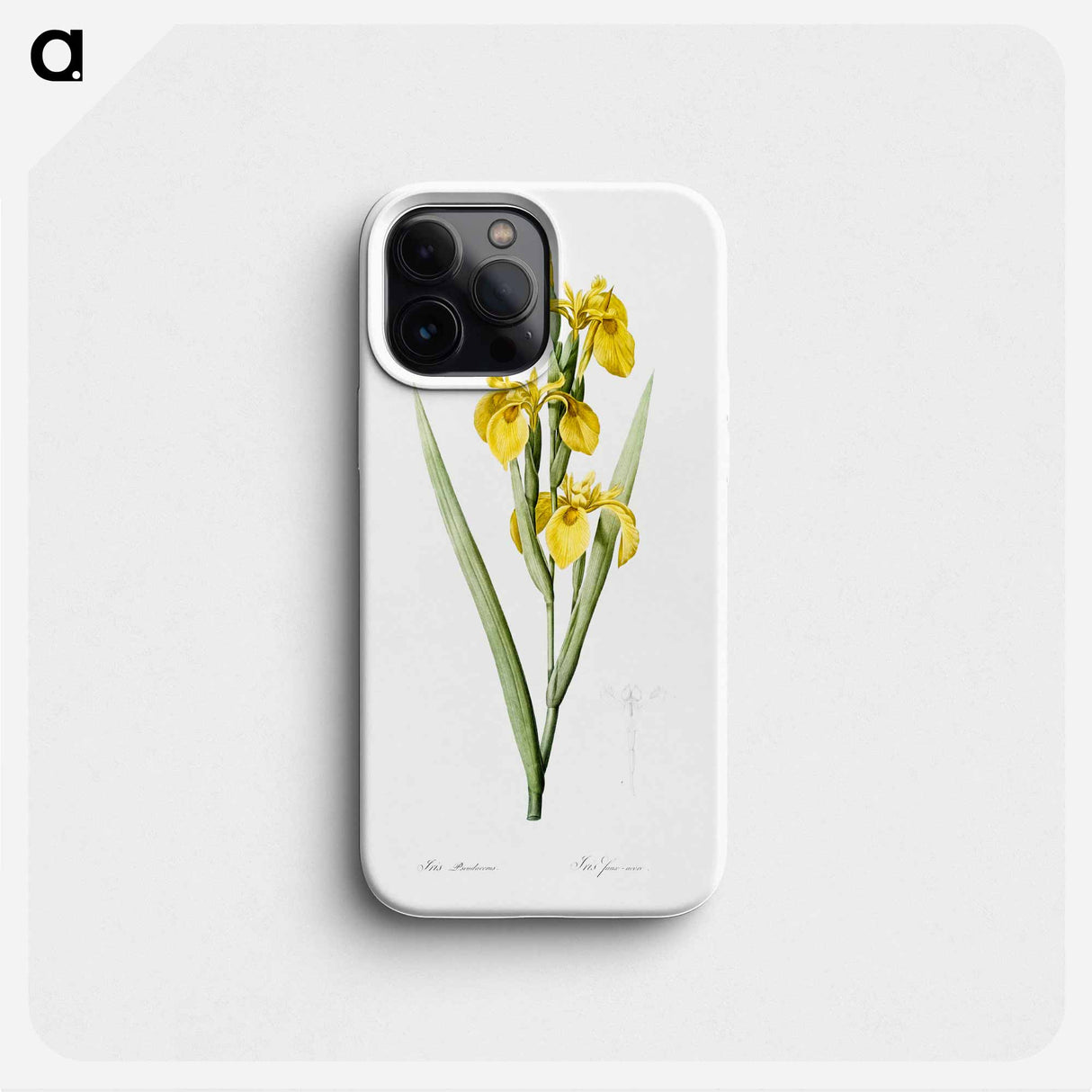 Irises - Pierre Joseph Redouté Phone Case.