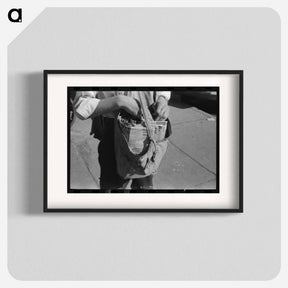 アートポスター-Newsboy's Sack of Papers
 - ラッセル リー Poster.