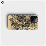 A man from orava on a horse - アーノルド ピーター ワイズ クビンチャン Phone Case.