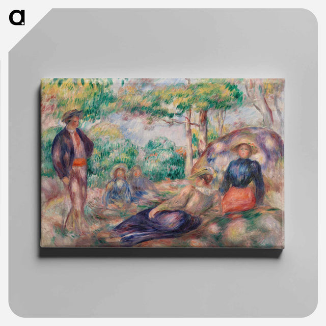 アートパネル-Resting in the Grass
 - バーンズ・コレクション Canvas.