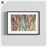 アートポスター-Glitch Pattern Background
 - 大英図書館 Poster.