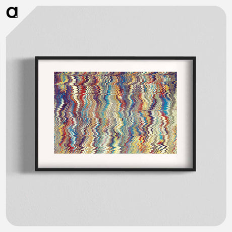 アートポスター-Glitch Pattern Background
 - 大英図書館 Poster.