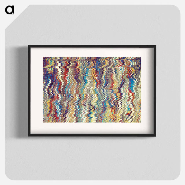 アートポスター-Glitch Pattern Background
 - 大英図書館 Poster.