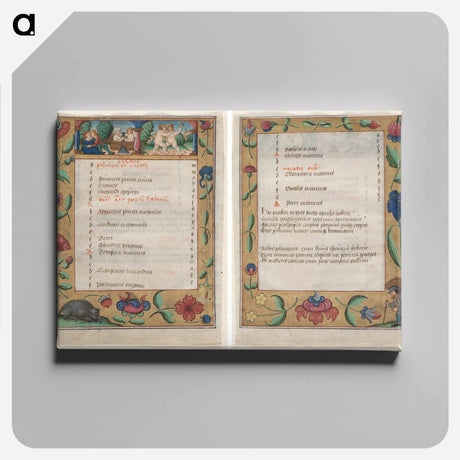アートパネル-Calendar Page with Labors and Peasant
 - クリーブランド美術館 Canvas.