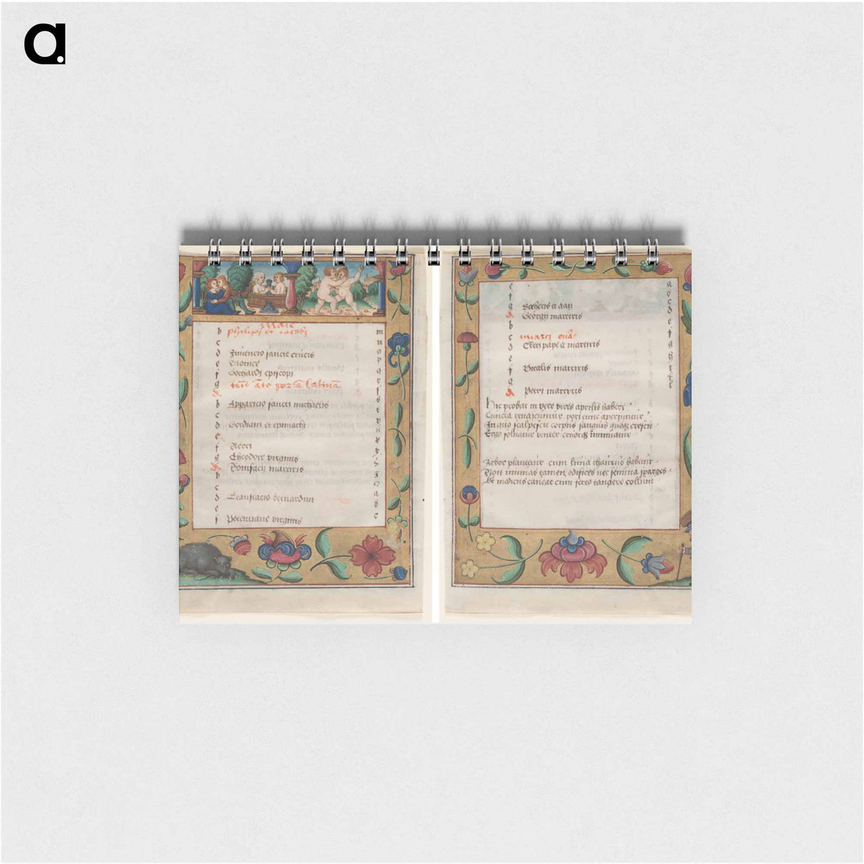アートメモ帳-Calendar Page with Labors and Peasant
 - クリーブランド美術館 Memo.