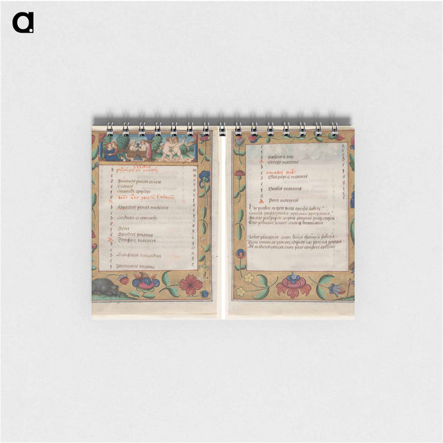 アートメモ帳-Calendar Page with Labors and Peasant
 - クリーブランド美術館 Memo.