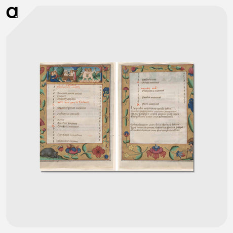 アートポストカード-Calendar Page with Labors and Peasant
 - クリーブランド美術館 Postcard.