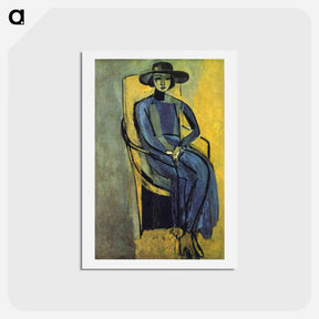 アートポストカード-Portrait of Greta Prozor - アンリ マティス Postcard.