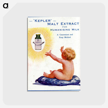 アートポストカード-Kepler' Malt Extract for Humanising Milk: a Convenient and Easy Method
 - 国立医学図書館 Postcard.
