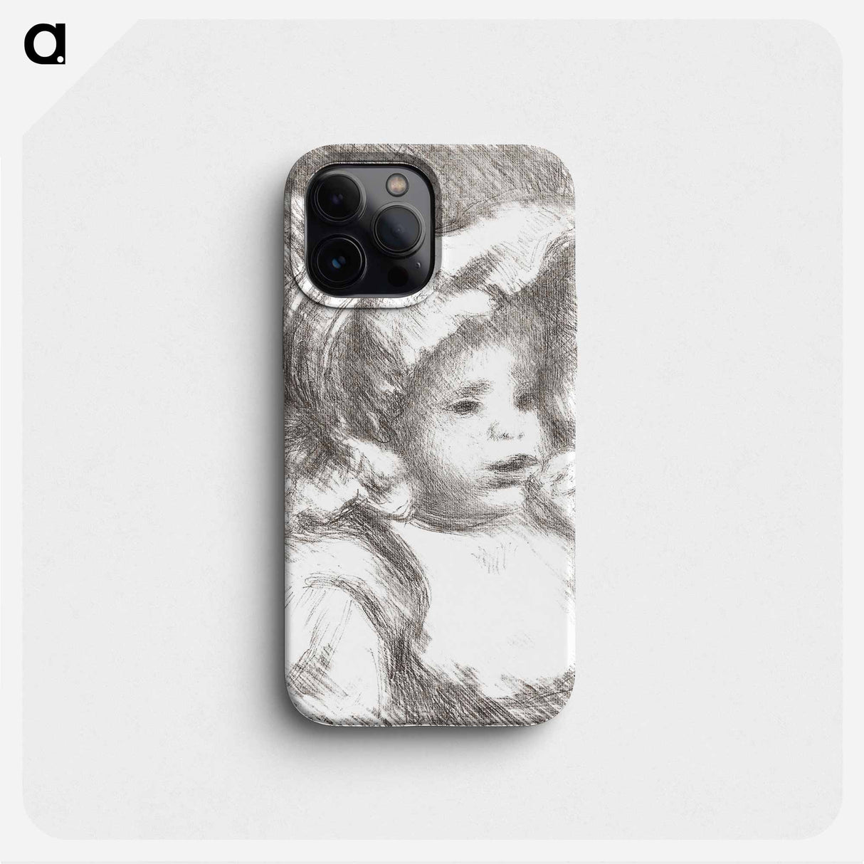 Child with a Biscuit - ピエール オーギュスト ルノワール Phone Case.