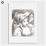 Child with a Biscuit - ピエール オーギュスト ルノワール Poster.