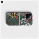 Actors Ichikawa Kodanji IV and Arashi Rikan III in the Play Gojusan Tsugi
 - 歌川 国貞 Phone Case.