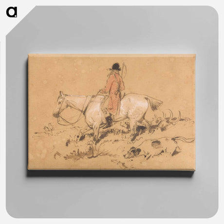 アートパネル-Huntsman with Hounds
 - イェール大学アートギャラリー Canvas.