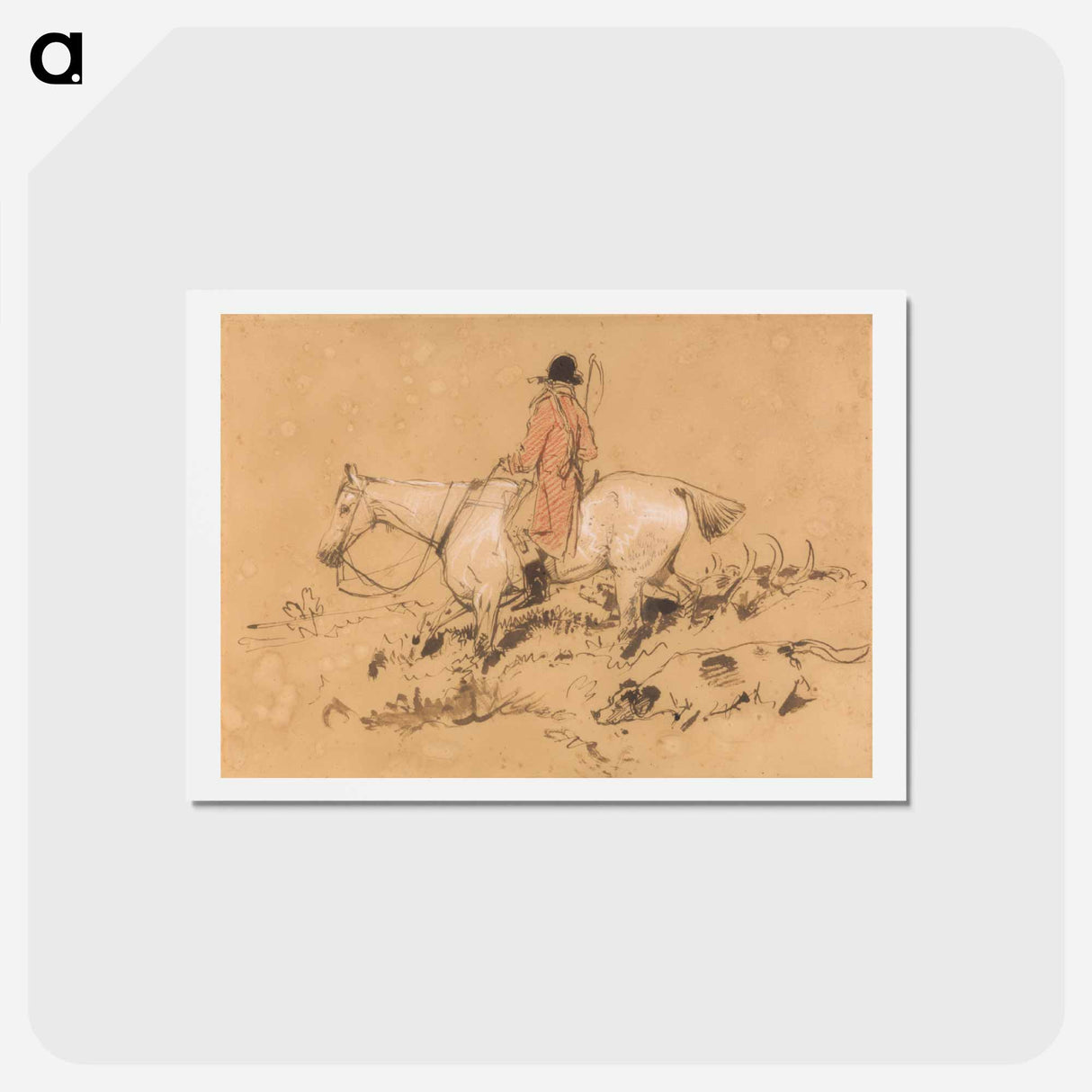 アートポストカード-Huntsman with Hounds
 - イェール大学アートギャラリー Postcard.