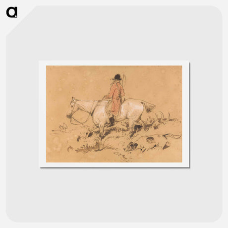 アートポストカード-Huntsman with Hounds
 - イェール大学アートギャラリー Postcard.