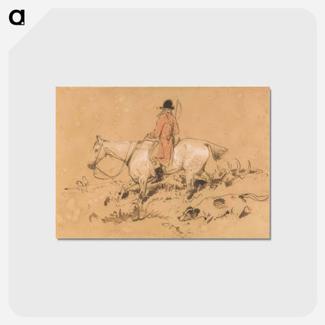 アートポストカード-Huntsman with Hounds
 - イェール大学アートギャラリー Postcard.