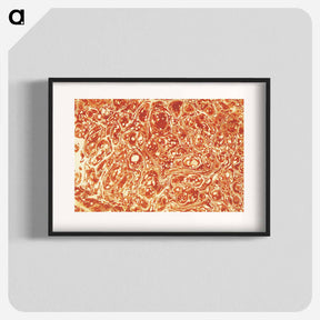 アートポスター-Abstract Brown Pattern
 - 大英図書館 Poster.