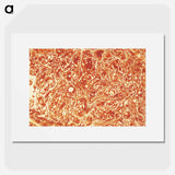 アートポスター-Abstract Brown Pattern
 - 大英図書館 Poster.