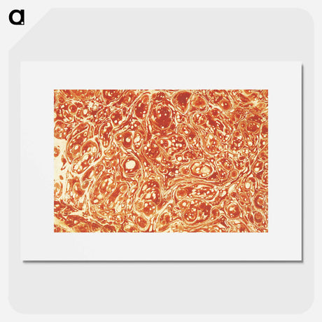 アートポスター-Abstract Brown Pattern
 - 大英図書館 Poster.