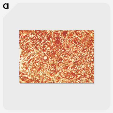 アートポストカード-Abstract Brown Pattern
 - 大英図書館 Postcard.