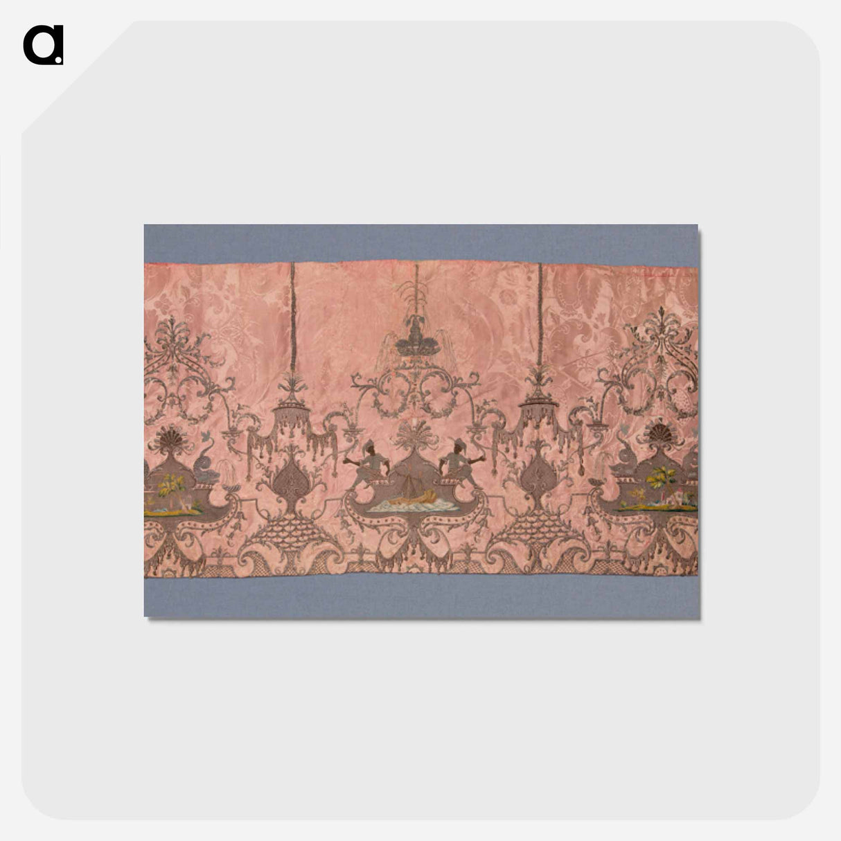 アートポストカード-Embroidered Skirt Panel
 - セントルイス美術館 Postcard.