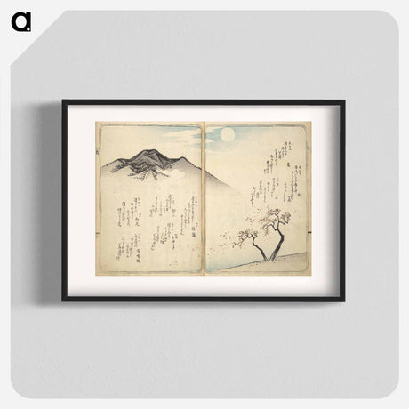 アートポスター-Thirty-Six Kyōka Poets
 - 歌川 広重 Poster.