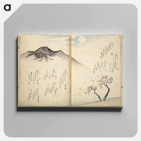 アートパネル-Thirty-Six Kyōka Poets
 - 歌川 広重 Canvas.