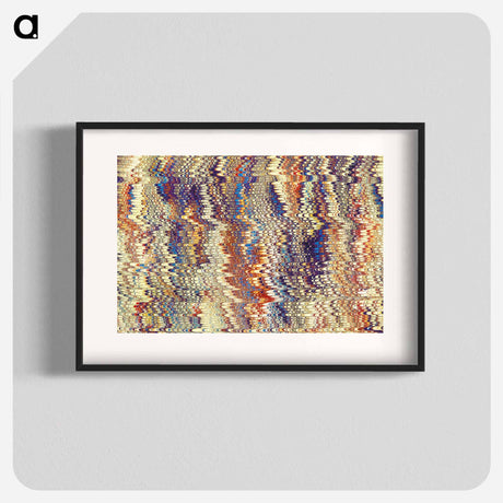 アートポスター-Glitch Pattern Background
 - 大英図書館 Poster.