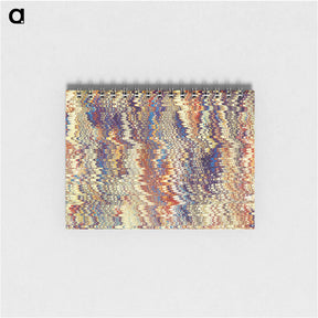 アートメモ帳-Glitch Pattern Background
 - 大英図書館 Memo.