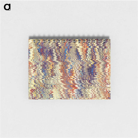 アートメモ帳-Glitch Pattern Background
 - 大英図書館 Memo.