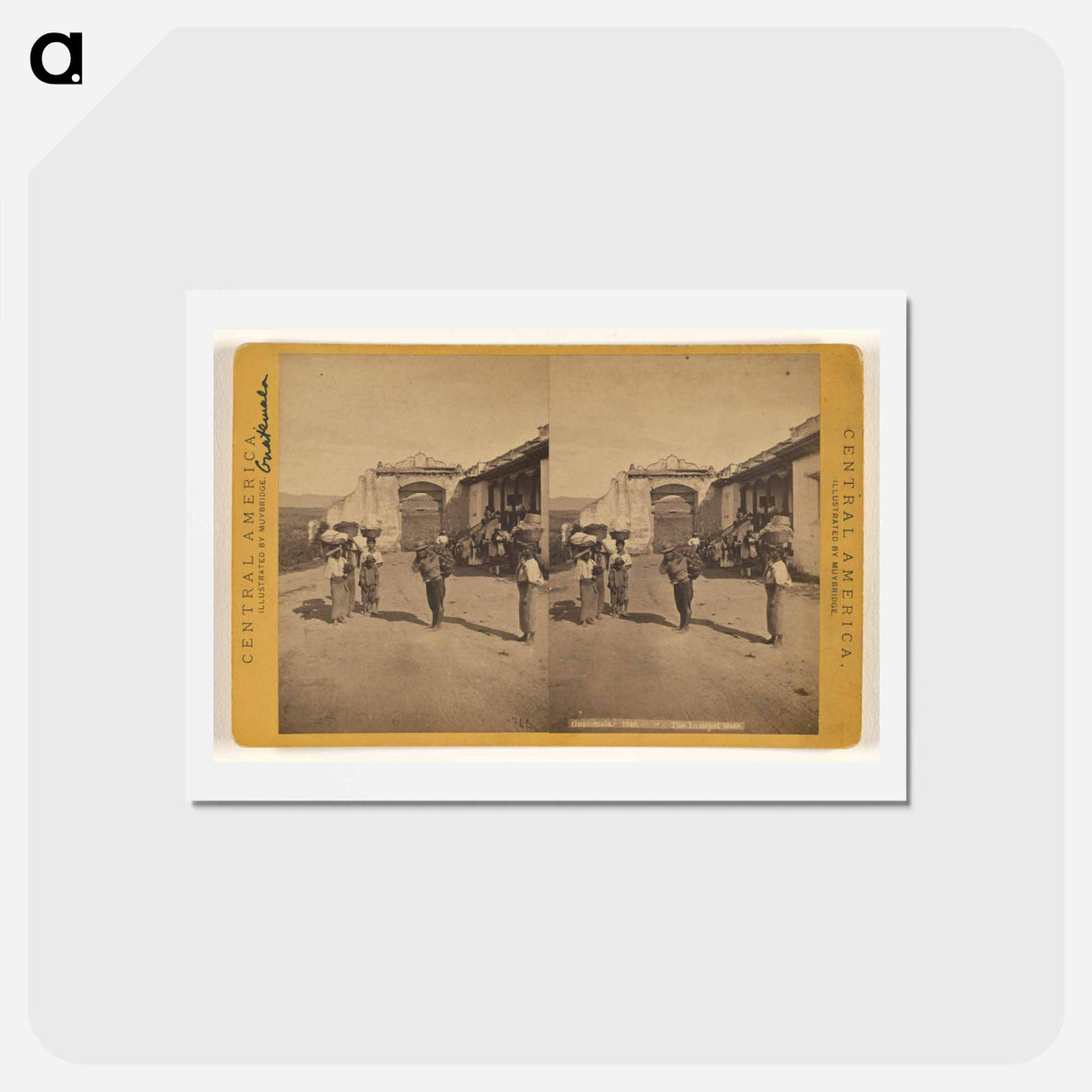 アートポストカード-The Ynsiensi Gate
 - エドワード マイブリッジ Postcard.