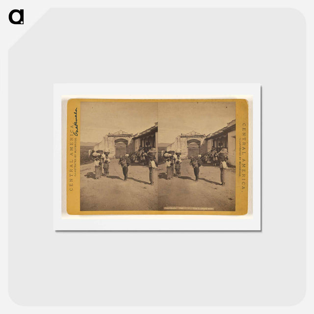 アートポストカード-The Ynsiensi Gate
 - エドワード マイブリッジ Postcard.