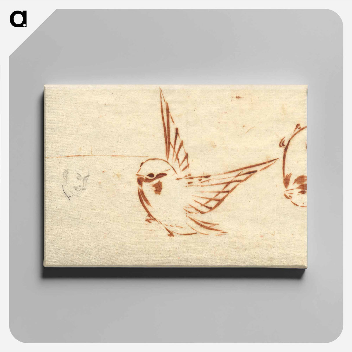 Hokusai's bird - Katsushika Hokusai Canvas.